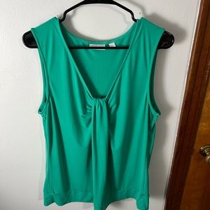 Green New York & Company Tank Blouse